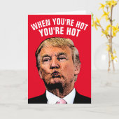 TRUMP I LIEBE DIR HOTTIE CARDS KARTE (Gelbe Blume)