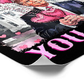 Trump I Wouldn't Dert You Baby My Valentine's Day  Poster (Ecke)