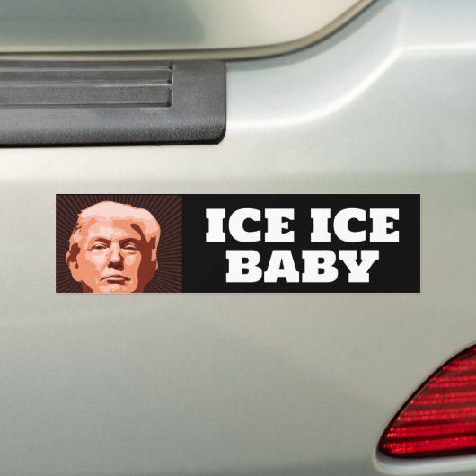 TRUMP ICE ICE BABYBUMPER STICKER AUTOAUFKLEBER (Auf Auto)