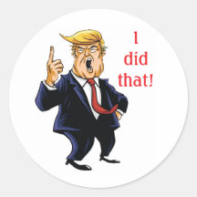 Trump Ich habe das Aufkleber