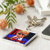 Trump, ich werde 2024 zurückkommen, werde ich zurü schlüsselanhänger (Seite)