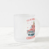 Trump, ich werde zu Weihnachten Zuhause sein, Funn Mattglastasse (VorderseiteRechts)