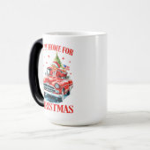 Trump, ich werde zu Weihnachten Zuhause sein Verwandlungstasse (Vorderseite Links)