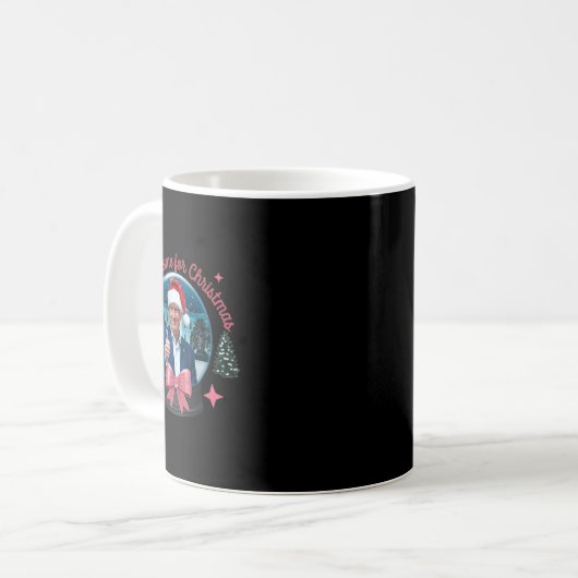 Trump, ich werde Zuhause für Weihnachten lustige T Kaffeetasse (Vorderseite Links)
