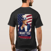 Trump "Ich Wollte dich" T-Shirt (Rückseite)