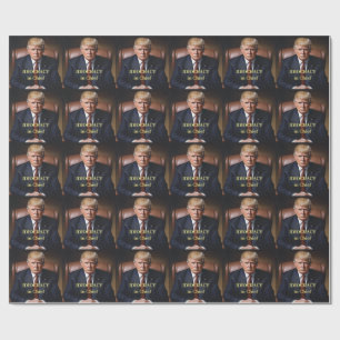 Trump Idiocracy an der Spitze Geschenkpapier
