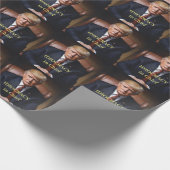 Trump Idiocracy an der Spitze Geschenkpapier (Ecke)