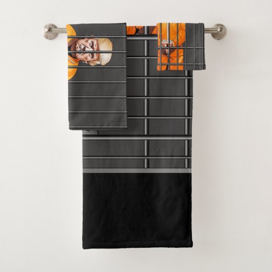 Trump im Badetuch-Set Badhandtuch Set (Insitu)