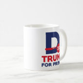 Trump im Gefängnis 2024 Kaffeetasse (VorderseiteRechts)
