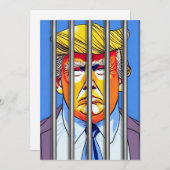 Trump im Gefängnis 5" x 7" Flat Danke Karte (Vorne/Hinten)