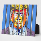 Trump im Gefängnis 8x10 mit Easel Fotoplatte (Seite)