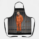 Trump im Gefängnis All-over-Print-Schürze, Mittel Schürze (Vorderseite)
