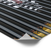 Trump im Gefängnis als Poster (Ecke)