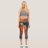 Trump im Gefängnis High Waisted Yoga Capris, XS (0 Capri Leggings (Vorderseite)