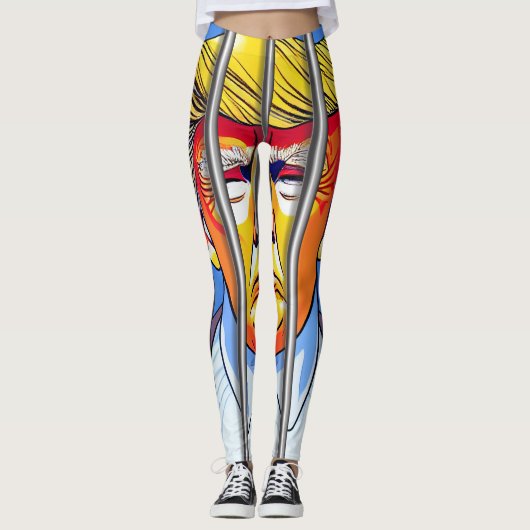 Trump im Gefängnis - Leggings (Vorderseite)