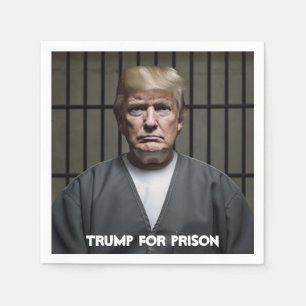 Trump im Gefängnis Serviette