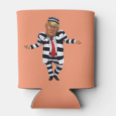 Trump im Gefängnis Wear Dosenkühler (Rückseite)