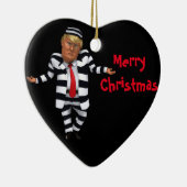 Trump im Gefängnis Wear Keramik Ornament (Rechts)