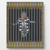 Trump im Gefängnis Wear Plaque Fotoplatte (Vorderseite)