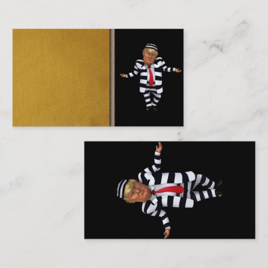 Trump im Gefängnis Wear Visitenkarte (Vorne/Hinten)