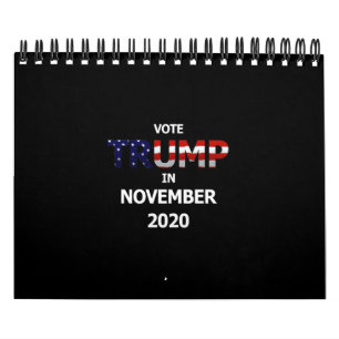 Trump im Jahr 2020 wählen Kalender