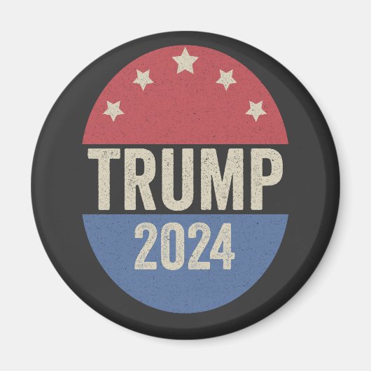 Trump im Jahr 2024 Wahl wieder Funny Election Trum Magnet (Vorne)