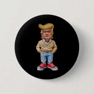 Trump I'm Just A Chill Typ Funny 2024 Chill Typ M Button