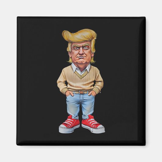 Trump I'm Just A Chill Typ Funny 2024 Chill Typ M Magnet (Vorne)