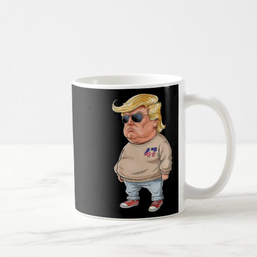 Trump I'm Just A Chill Typ Funny 2024 Meme Kaffeetasse (Rechts)