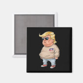 Trump I'm Just A Chill Typ Funny 2024 Meme Magnet (Vorderseite/Rückseite)