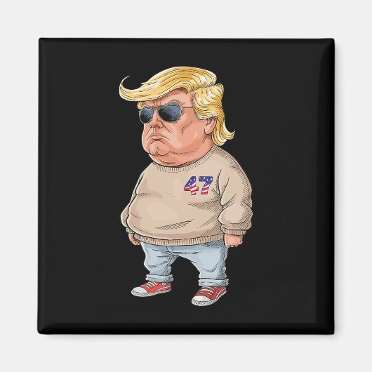 Trump I'm Just A Chill Typ Funny 2024 Meme Magnet (Vorne)