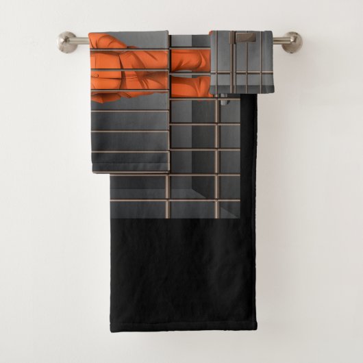 Trump im Set für das Handtuch im Gefängnis (Insitu)