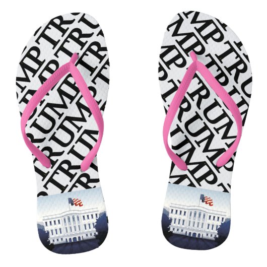 Trump im Weißen Haus Badesandalen (Fußbett)