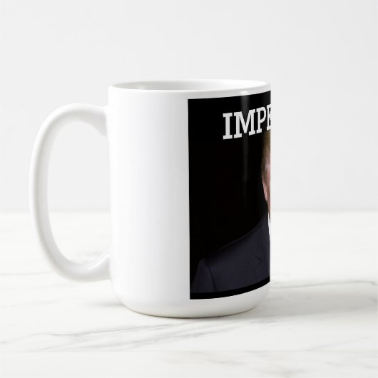 Trump impeached Coffee Tasse (Links)