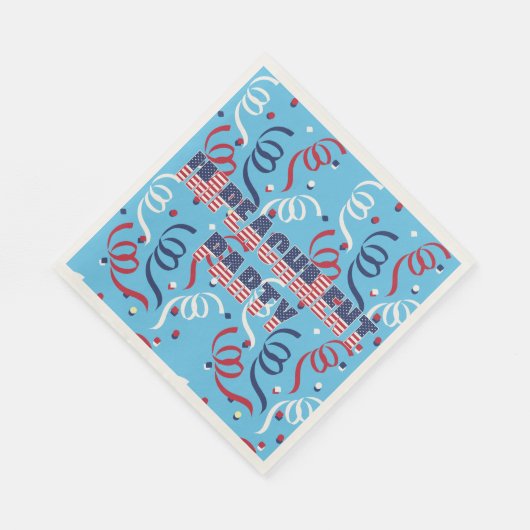 Trump Impeachment Party Serviette (Ecke)