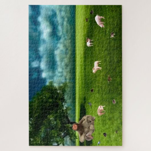 Trump in 1.014 Stück Puzzle (Vertikal)