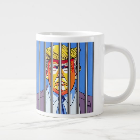 Trump in der Jumbo-Tasse (Rechts)