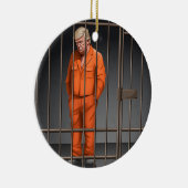 Trump in der Keramik im Gefängnis Circle Ornament (Rechts)