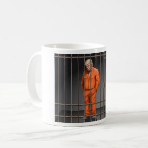 Trump in der klassischen Tasse im Gefängnis, 11 oz