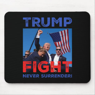 Trump Ination T-Shirt Donald Trump Schießerei Kamp Mousepad