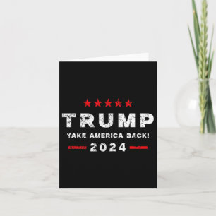 Trump Ination Versuch, Sie haben zweimal zwei Seit Karte