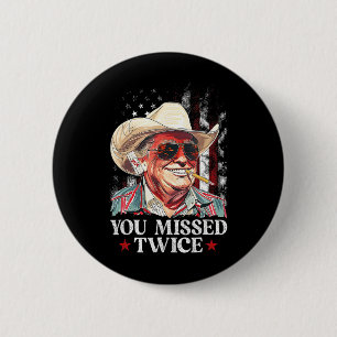 Trump Ination Versuch Trump 2024 Sie zweimal vermi Button