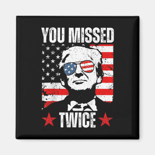 Trump Ination Versuch Trump 2024 Sie zweimal vermi Magnet