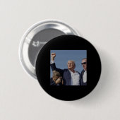 Trump-Inationsversuch - Trumps Kundgebung Pennsylv Button (Vorne & Hinten)
