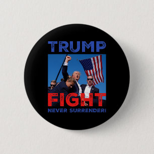 Trump Infinity T-Shirt Donald Trump schießt gegen  Button