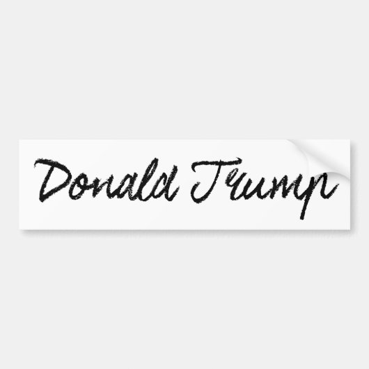 Trump Ink Autograph Bumper -.png Autoaufkleber (Vorne)