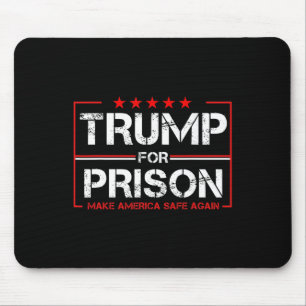 Trump ins Gefängnis 2025 Lustiger Trump _1 Mousepad