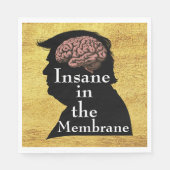 Trump/Insane Paper Napkin Serviette (Vorderseite)