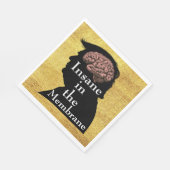 Trump/Insane Paper Napkin Serviette (Ecke)