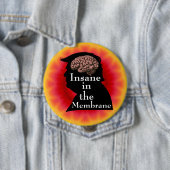 Trump/Irrsinn-Knopf Button (Beispiel)